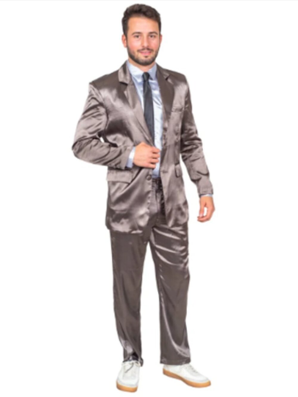 Barney Legendary Pajama Suit Silk PJ Halloween Costume Cosplay Barney Stinson L